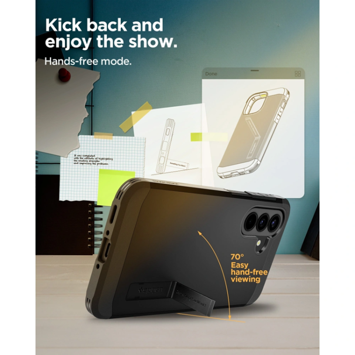 Spigen - Spigen Mobilskal För Galaxy A37 5G Tough Armor - Svart