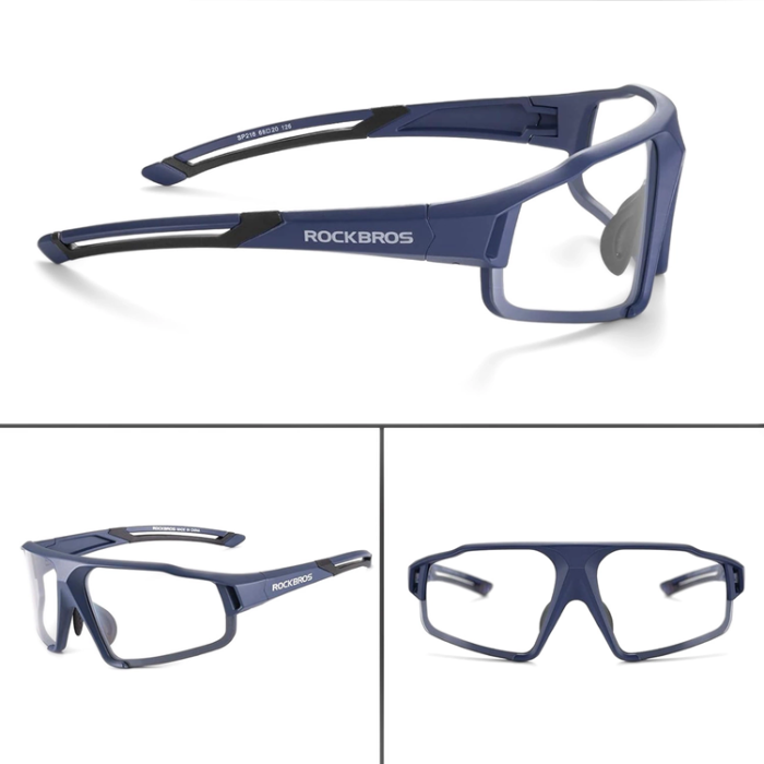 Rockbros - Rockbros SP216BL Photochromic UV400 Cykelglasögon - Blå