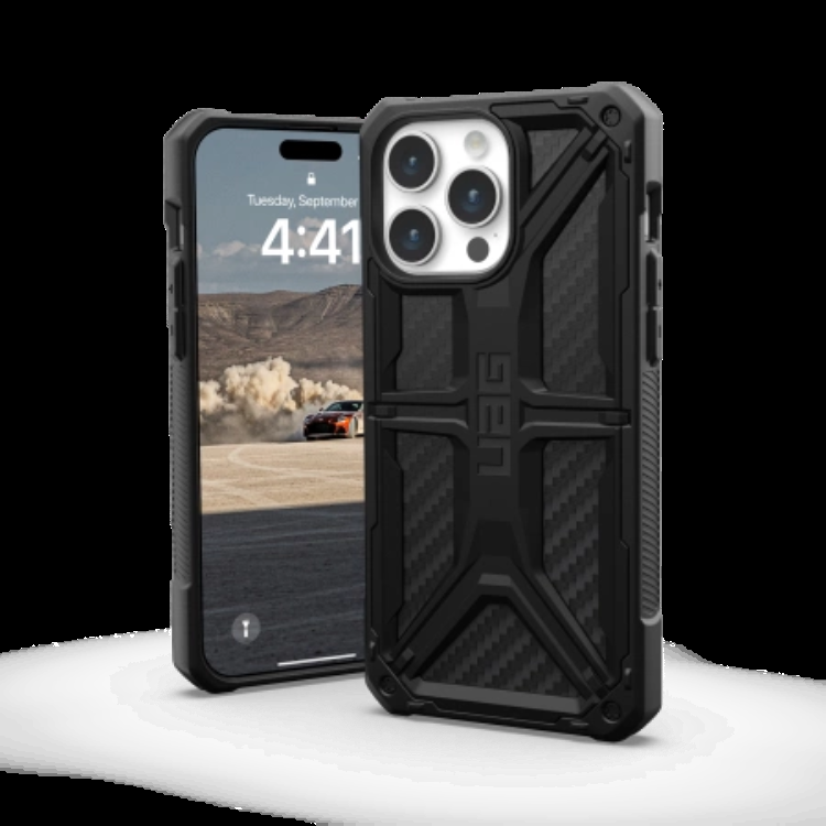 UAG iPhone 15 pro Max Mobilskal Monarch - Carbon Svart | 2353 | AlltMobil