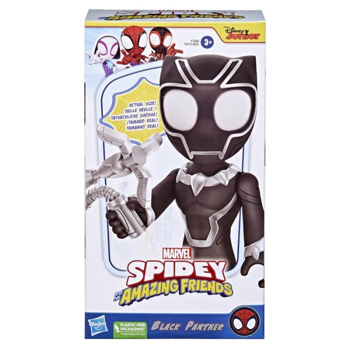 MARVEL - MARVEL Spidey And His Amazing Friends Supersized 9 Inch Figure Black Panther