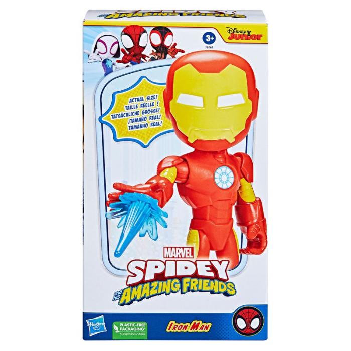 MARVEL - MARVEL Spidey And His Amazing Friends Supersized 9 Inch Figure Iron Man