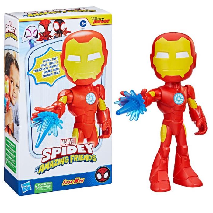 MARVEL - MARVEL Spidey And His Amazing Friends Supersized 9 Inch Figure Iron Man