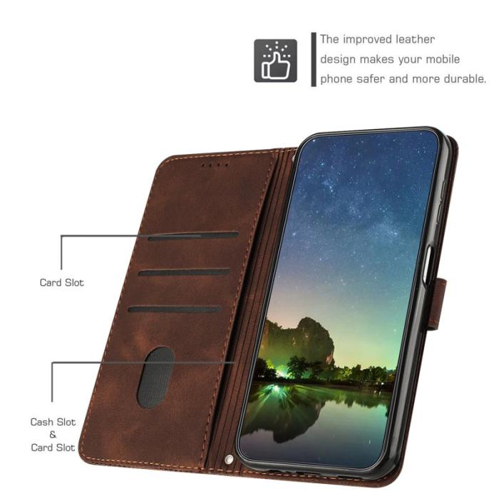 OEM - Mobilfodral för Samsung Galaxy S26 Plus Konstläder - Brun