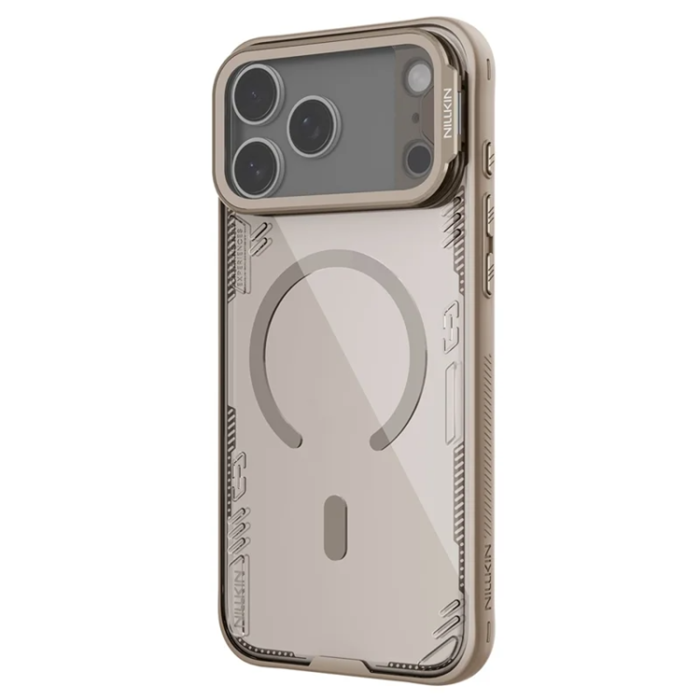 Nillkin - NILLKIN iPhone 17 Pro Max Mobilskal Magsafe Iceblade Prop - Guld