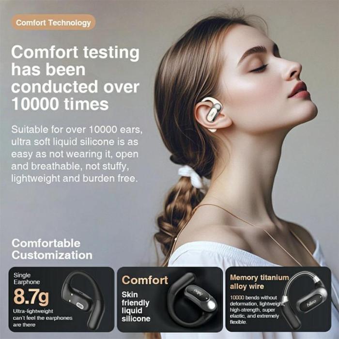 HILEO - HILEO Open-Ear Trådlösa Hörlurar Bluetooth Stereo Music Hi95