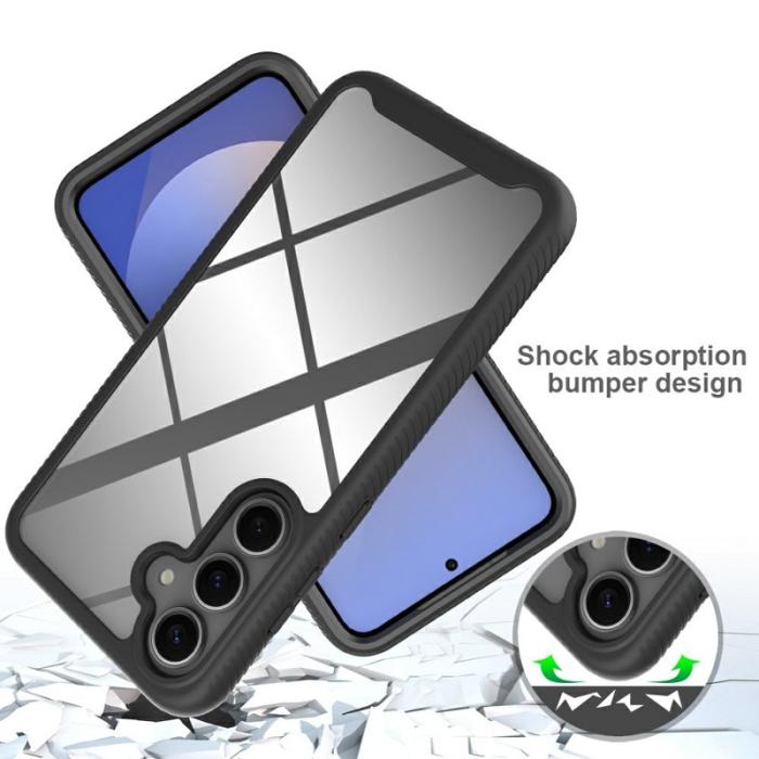 OEM - Mobilskal för Samsung Galaxy S26 Plus Transparent PC + TPU - Röd