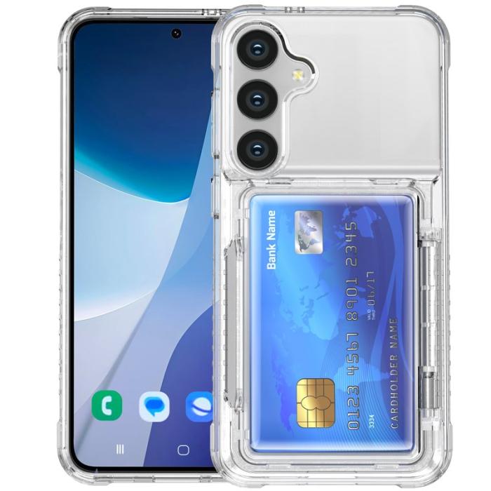 OEM - Mobilskal för Samsung Galaxy S26 Plus Transparent PC + TPU - Svart