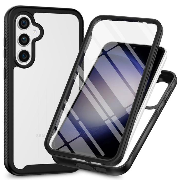 OEM - Mobilskal för Samsung Galaxy S26 Plus Transparent PC + TPU - Svart