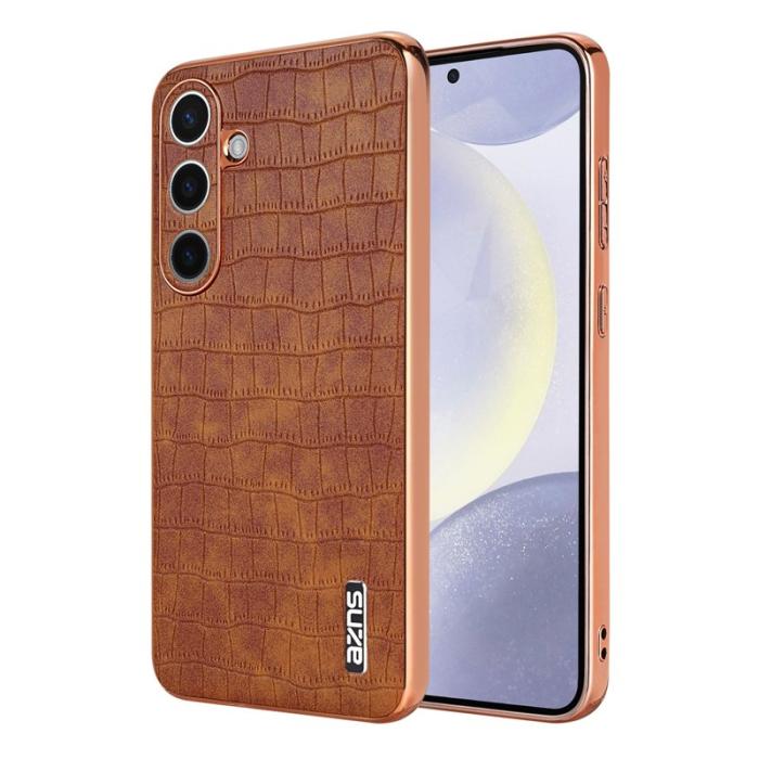 AZNS - AZNS Mobilskal för Samsung Galaxy S26 PU + TPU - Brun