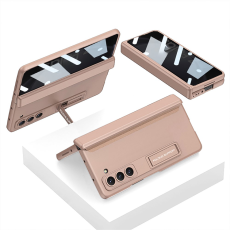 GKK - GKK Galaxy Z Fold 5 Mobilskal Kickstand med Privacy Skärmskydd