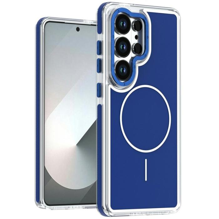 OEM - Mobilskal för Samsung Galaxy S26 Ultra Magnetiskt Shockproof TPU - Blå