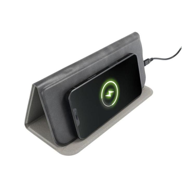 OEM - Musmatta med Trådlös Laddare 15W - Brungrå