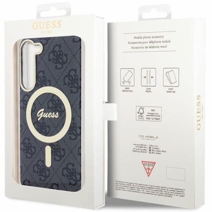 Guess - Guess Mobilskal till Galaxy S23 Plus Magsafe - Svart