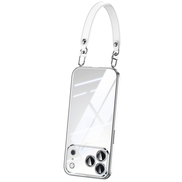 SULADA - SULADA iPhone 17 Pro Mobilskal Ultra Clear Electroplating - Silver