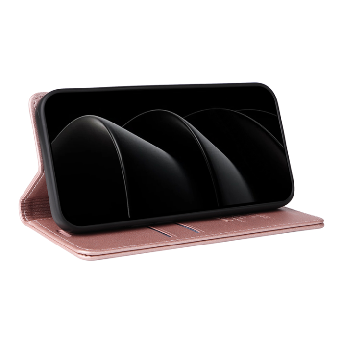YIKATU - Yikatu iPhone 17 Pro Max Plånboksfodral Magnetic Closure - Rosa Guld