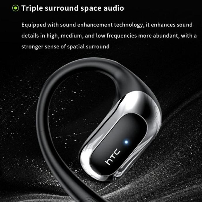 HTC - HTC OWS On-Ear Trådlösa Sport Hörlurar Bluetooth V6.0 NE21 - Svart