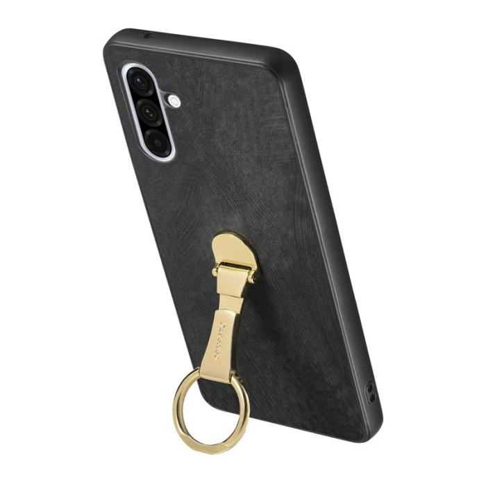 CASENEO - CASENEO D22 Fodral för Samsung Galaxy A56 5G - KonstLäder - Svart