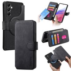 CASENEO - CASENEO Samsung Galaxy A14 5G Pl&aring;nboksfodral Konstl&auml;der - Svart