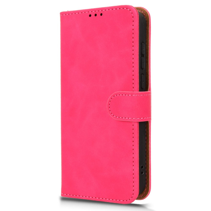 A-One Brand - OnePlus 15 5G Plånboksfodral Skin Feel Anti Drop Konstläder - Rosa