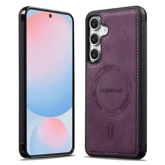 LC.imeeke - LC.IMEEKE L6 Fodral för Samsung Galaxy A17 KonstLäder - Lila