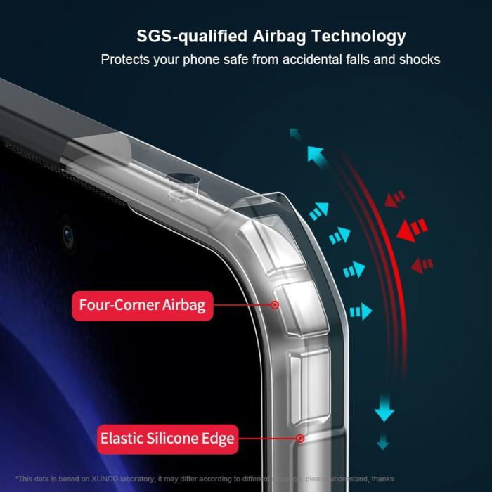 XUNDD - XUNDD Mobilskal till Galaxy S23 FE Skyddande TPU Akryl Svart