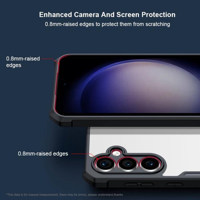 XUNDD - XUNDD Mobilskal till Galaxy S23 FE Skyddande TPU Akryl Svart
