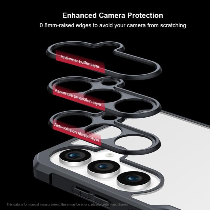 XUNDD - XUNDD Mobilskal till Galaxy S23 FE Skyddande TPU Akryl Svart