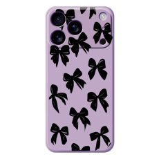 A-One Brand - iPhone 17 Pro Max Mobilskal Bow Pattern Printing Straight