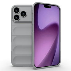 Amorus - AMORUS iPhone 17 Pro Mobilskal Shockproof TPU Rugged - Ljusgrå