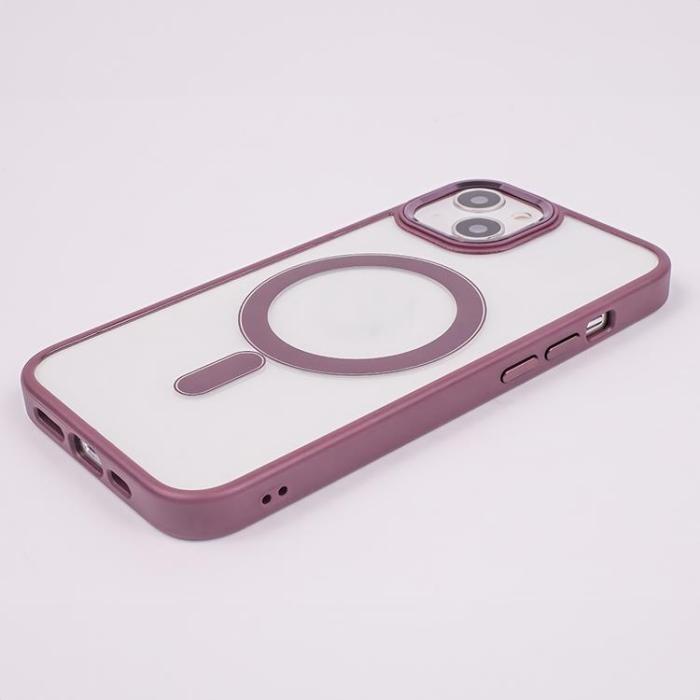 OEM - iPhone 16 Plus Mobilskal MagSafe Satin Clear - Lila