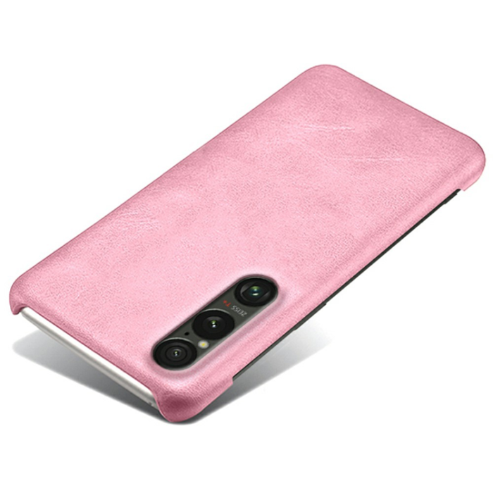 A-One Brand - Sony Xperia 1 VII Mobilskal Calfskin Texture PU-Läder - Roséguld