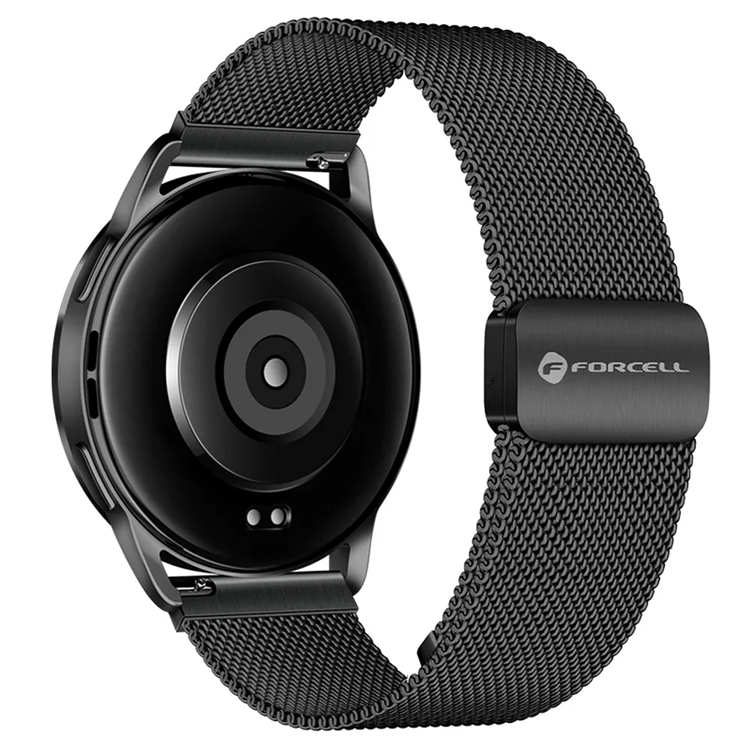 Forcell Galaxy Watch 22mm Armband Magnetic Steel FS11 - Svart | 5123 | AlltMobil