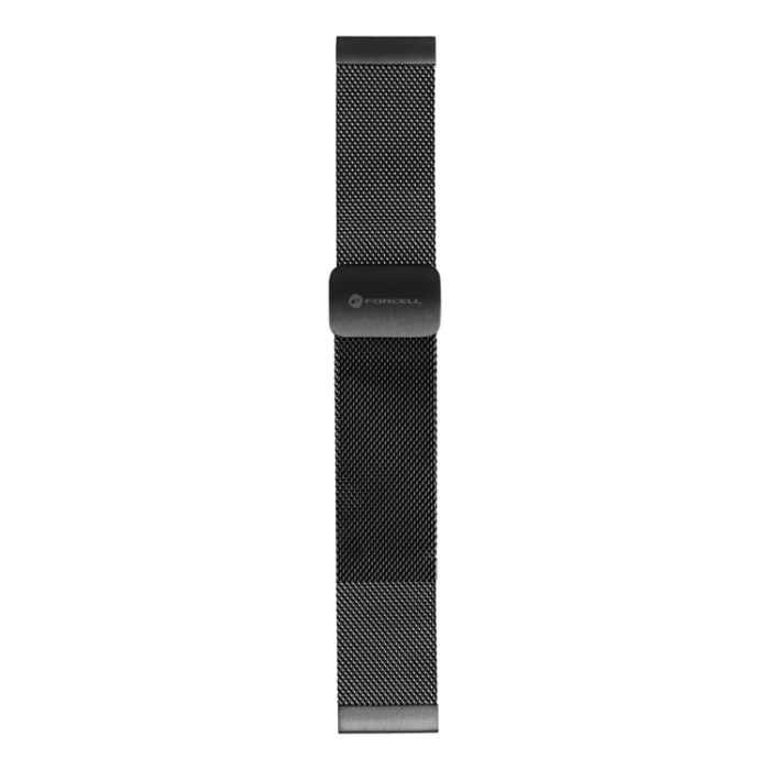 Forcell - Forcell Galaxy Watch 20mm Armband Magnetic Steel FS11 - Svart