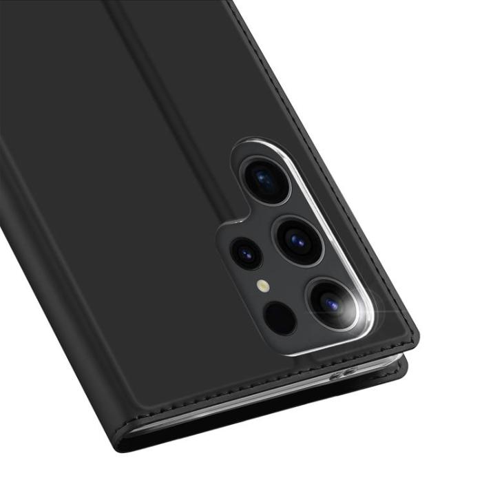 Dux Ducis - Dux Ducis Galaxy S24 Ultra Plånboksfodral Skin Pro med Flap - Svart