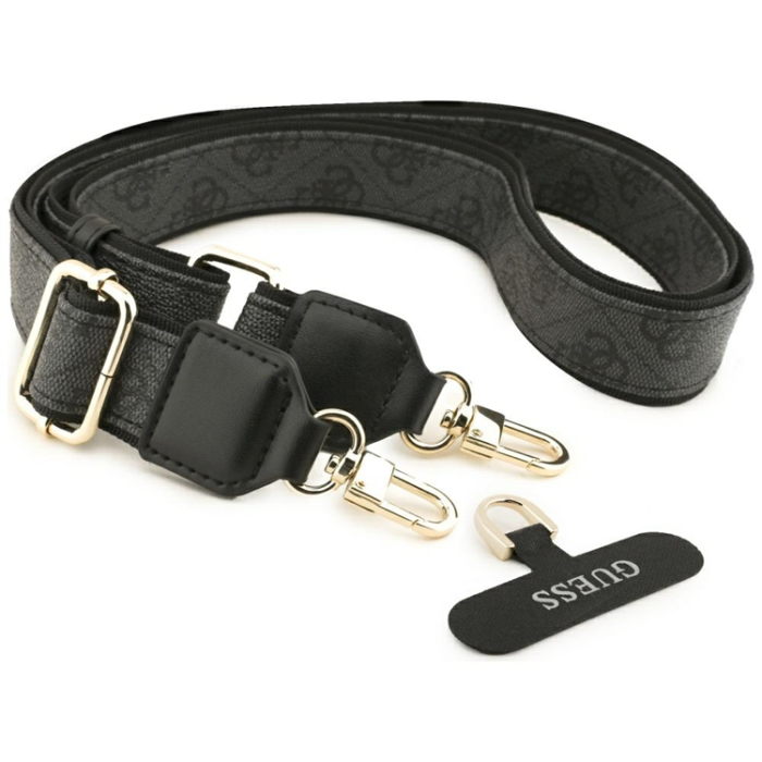Guess - Guess iPhone 17 Pro Mobilskal MagSafe 4G Strass Logo & Big Strap