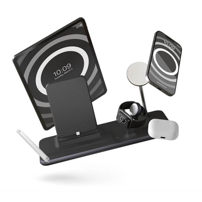 ZENS - Zens 4-in-1 Trådlös Laddare Magsafe iPhone, Apple Watch, Airpods,iPad