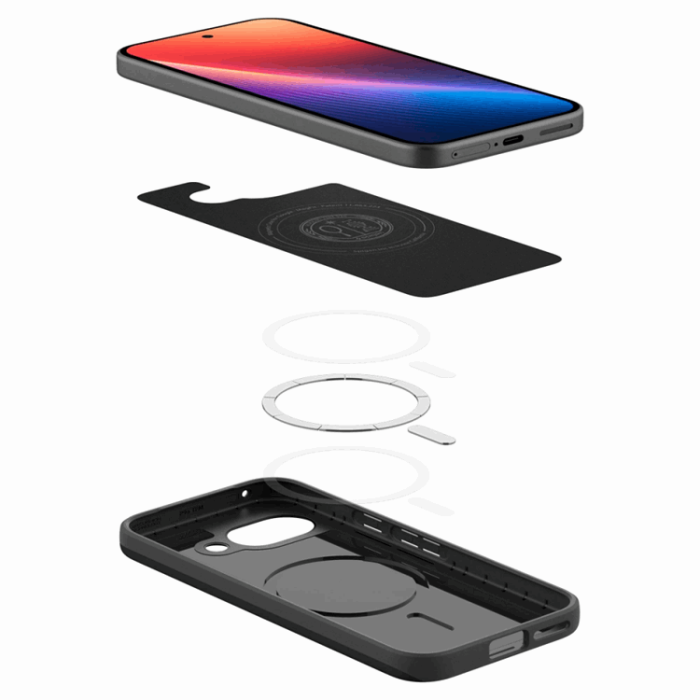 Spigen - Spigen Google Pixel 9a Mobilskal Magsafe Thin Fit - Svart