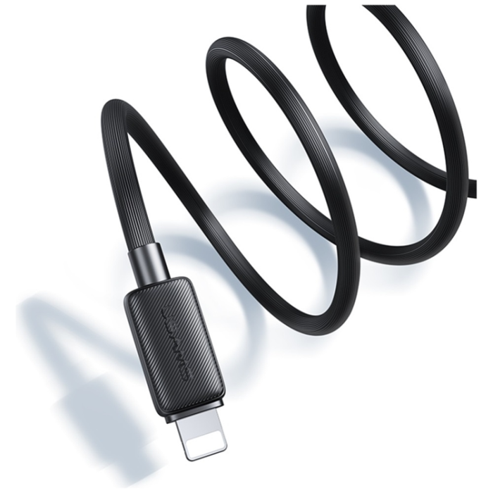 USAMS - Usams USB-A Till Lightning Kabel 1m KY Series - Vit