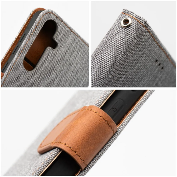 OEM - Xiaomi Redmi 14C Plånboksfodral Jeans - Grå