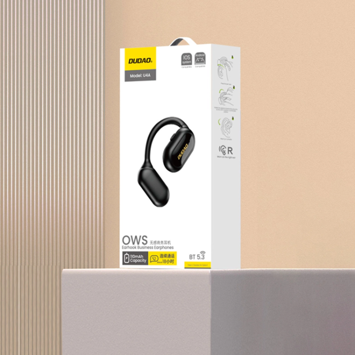 Dudao - Dudao OWS U4A In-Ear Hörlurar Bluetooth 5.3 IPX5 - Svart