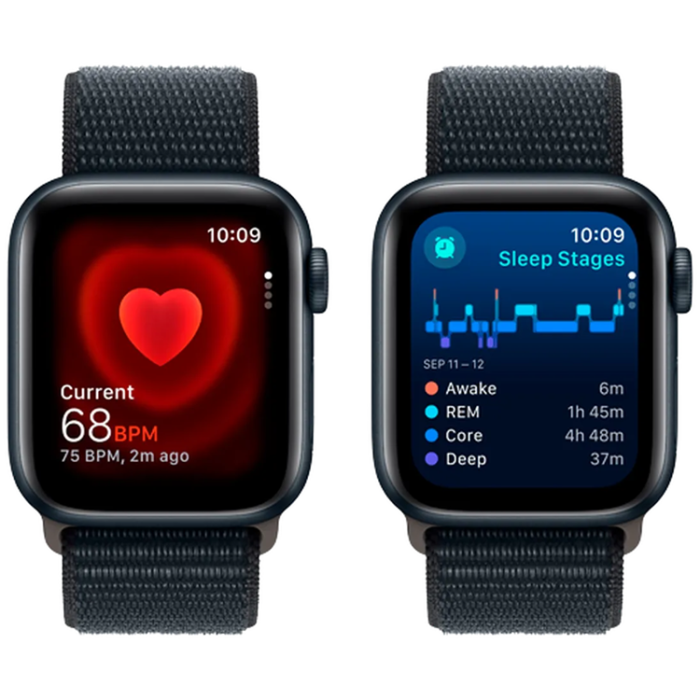 Apple - Apple Watch SE 2023 40mm GPS + Cellular (Nylon Svart)