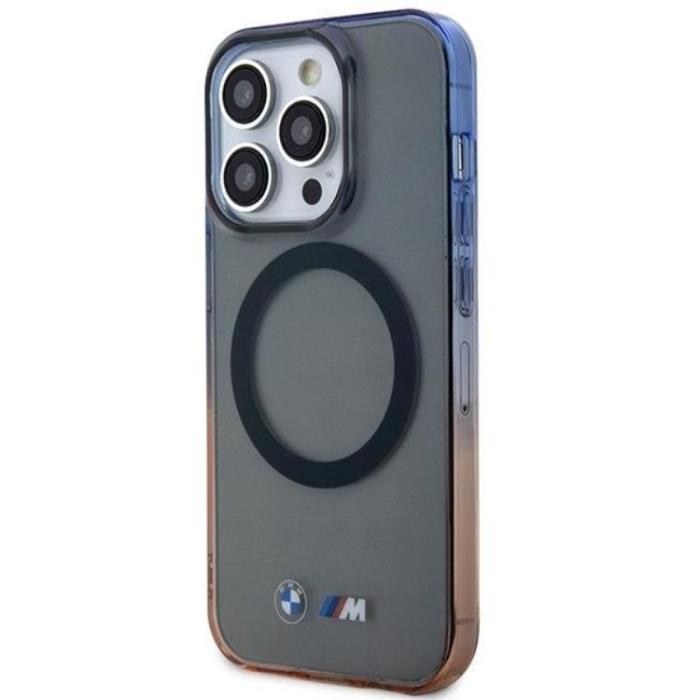 BMW - BMW iPhone 14 Pro Max Mobilskal Magsafe Gradient Bumper - Grå