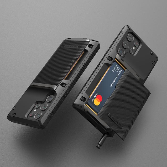 UTGATT1 - VRS DESIGN | Damda Glide Pro Skal Galaxy S22 Ultra - Svart