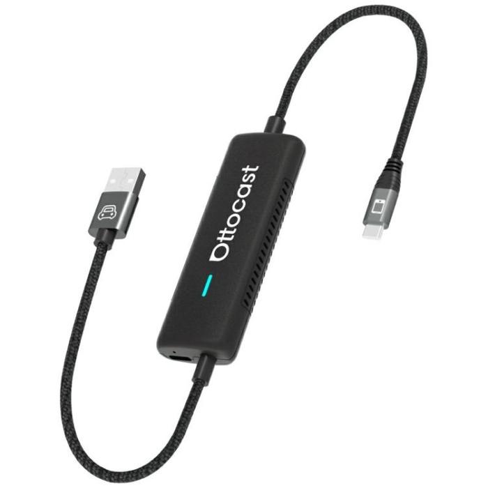 Ottocast - Ottocast Mirror Touch CarPlay Biladapter CA450-T - Svart