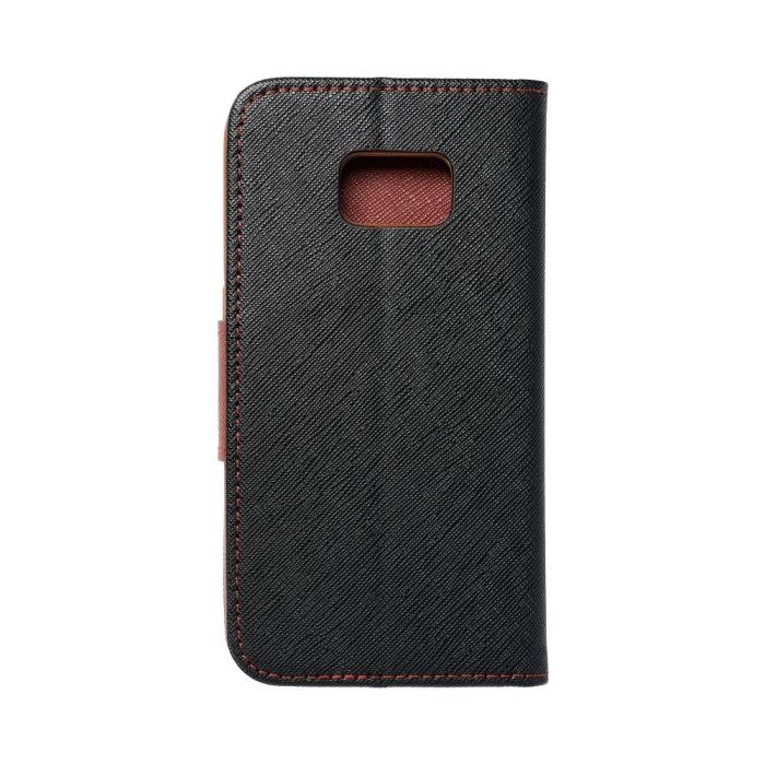 OEM - Galaxy S7 Plånboksfodral Fancy Eco Läder - Svart