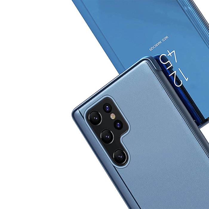 OEM - Galaxy A56 Fodral Clear View - Blå
