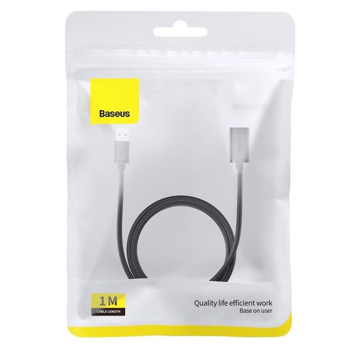BASEUS - Baseus AirJoy Förlängning USB 3.0 Kabel 1m - Svart
