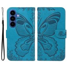 OEM - Samsung Galaxy S26 Plus Skal PU L&auml;der Folio Flip - Bl&aring;