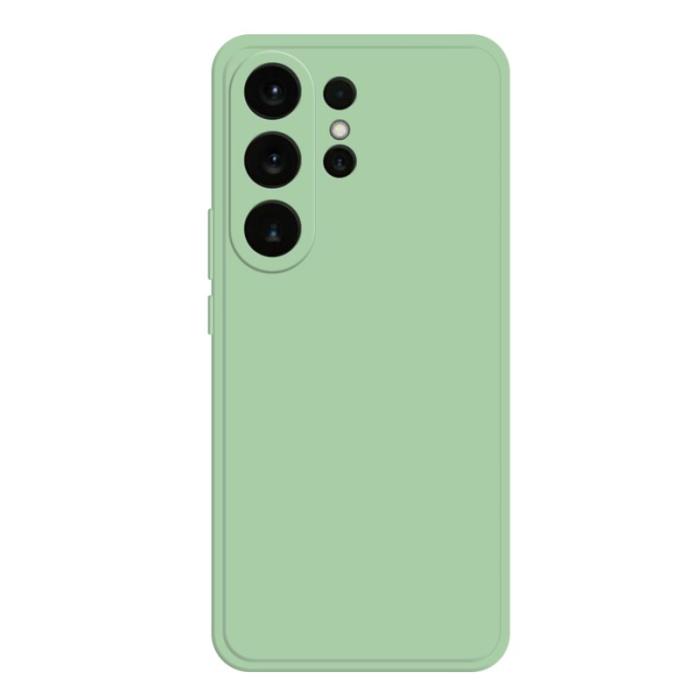 OEM - Samsung Galaxy S26 Ultra Skal TPU Rakt Kant Skydd - Matcha Grön
