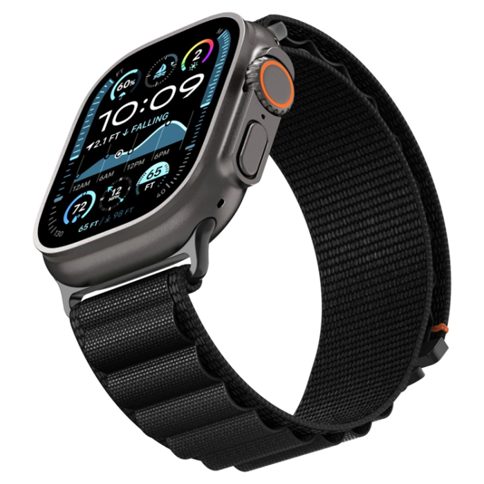 Spigen - Spigen Apple Watch (44/45/46/49mm) Armband WBF1 - Svart